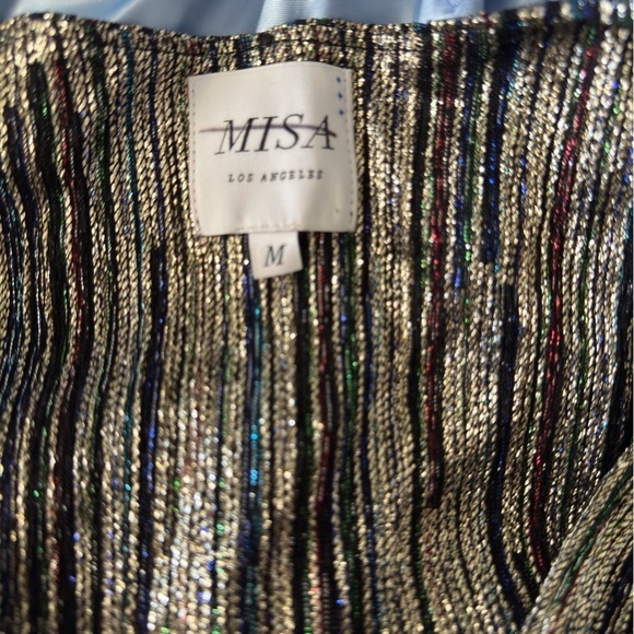 MISA Ava Plunging Twist Maxi Dress - Picture 8 of 9